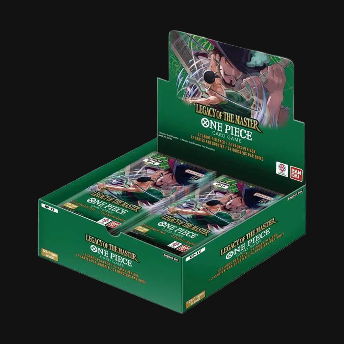 OP12 LEGACY OF THE MASTER BOOSTE BOX GUMGUM CARDS