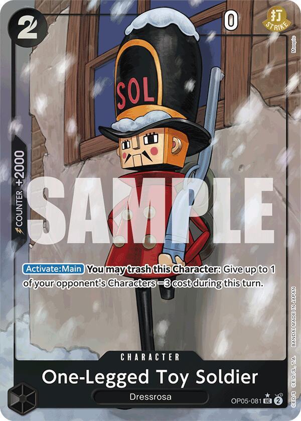 One Legged Toy Soldier Full art - Premium Booster (OP05-081)