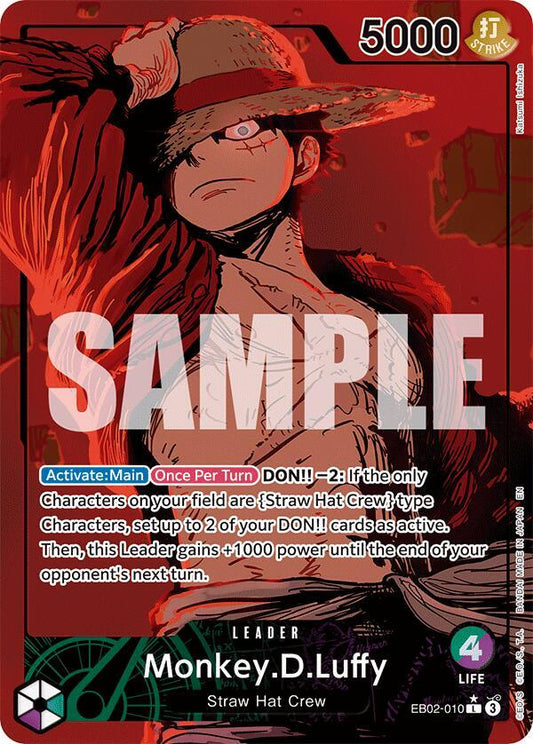 Monkey.D.Luffy Alt Art Leader - EB02-010