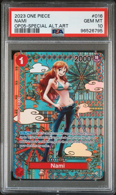 Nami OP01-016 Alternate Art - PSA 10 (OP05)