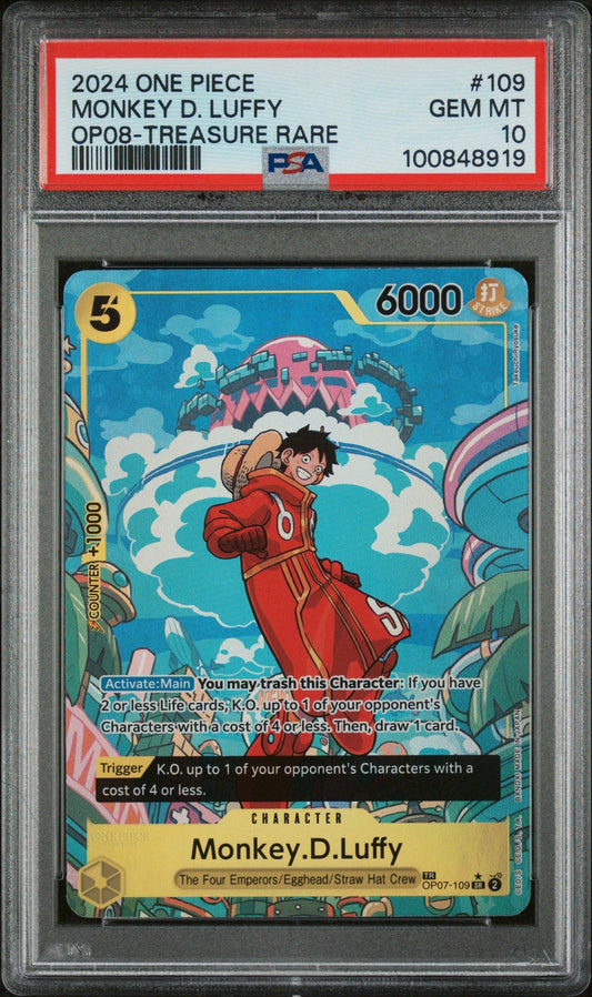 op07-109 Monkey D. Luffy (treasure rare) - GumGum Cards