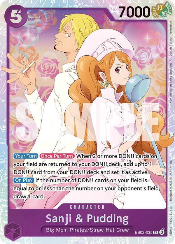 Sanji & Pudding - Extra Booster: Anime 25th Collection EB-02